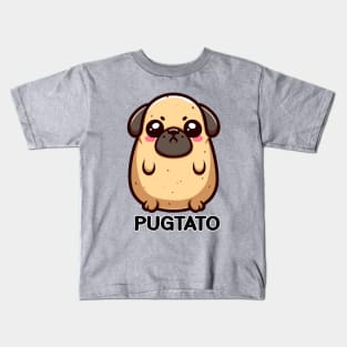 Pugtato Potato Pug Kids T-Shirt